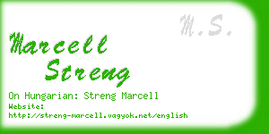 marcell streng business card